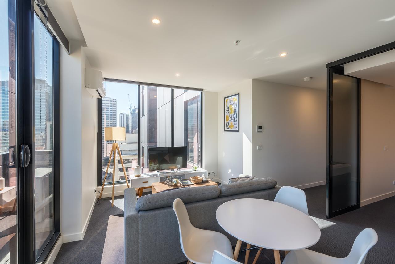 Apc On Bourke Aparthotel Melbourne Esterno foto